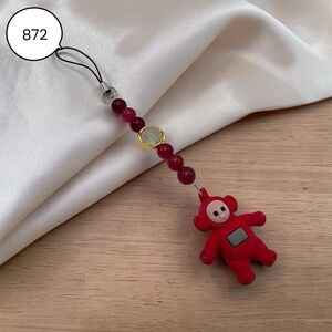 Red Teletubby Charm Phone Strap